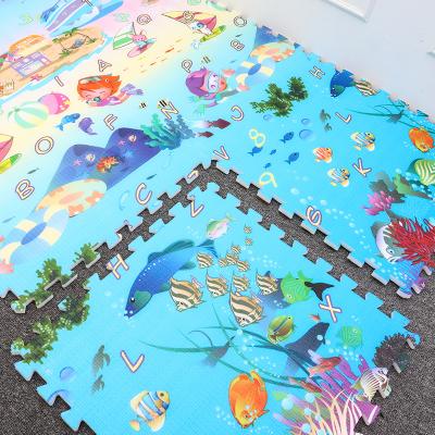 Interlocking baby mat