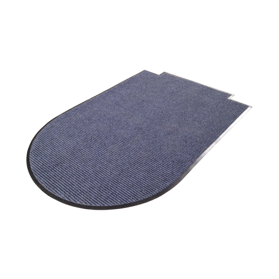 Double Striped Polypropylene Door Mats With Rubber Back