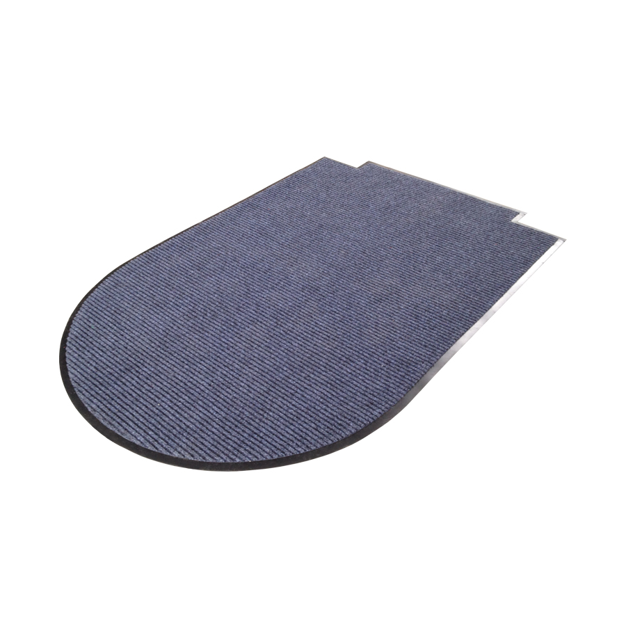 Flat Ring Printed Polypropylene Door Mats With Rubber Back