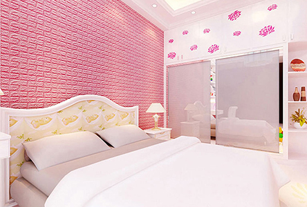 Function of 3D PE Brick Wallpaper